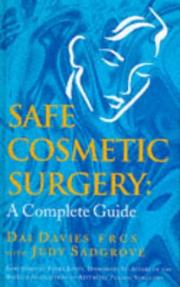 Cover of: Safe Cosmetic Surgery by Dai Davies, Judy Sadgrove