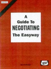 Cover of: A Guide to Negotiation Skills by David Binder