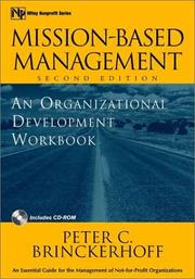 Cover of: Mission-Based Management by Peter C. Brinckerhoff