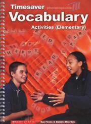 Timesaver vocabulary activities by Sue Finnie, Daniele Bourdais