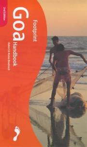 Cover of: Footprint Goa Handbook  by Robert Bradnock