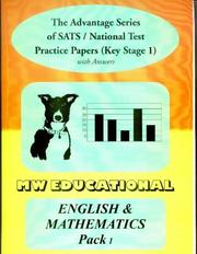 Cover of: English and Mathematics Key Stage One National Tests