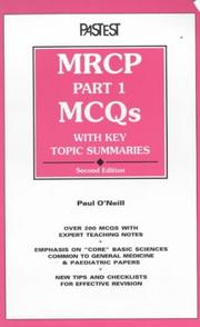 Cover of: MRCP Part 1 MCQ's Key Topic Summaries