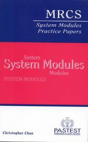 Cover of: MRCS System Modules Practice Papers