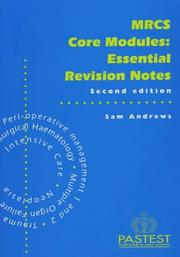 Cover of: MRCS Core Modules