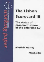 Cover of: The Lisbon Scorecard III