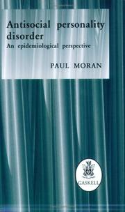 Cover of: Antisocial Personality Disorder: An Epidemiological Perspective