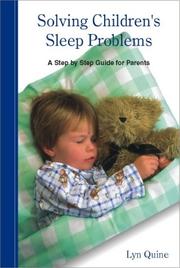Cover of: Solving Children's Sleep Problems