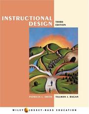 Cover of: Instructional design by Patricia L. Smith