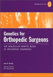 Cover of: Genetics for Orthopedic Surgeons by Ian Young