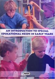 Cover of: An Introduction to Special Educational Needs in the Early Years (Nasen Publication)