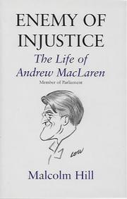 Cover of: Enemy of Injustice by Malcolm Hill
