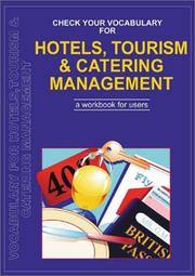 Cover of: Check Your Vocabulary Hotels, Tourism and Catering (Check Your Workbooks)