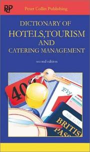 Cover of: Dictionary of Hotels, Tourism and Catering Management | P. H. Collin