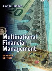 Cover of: Multinational financial management by Alan C. Shapiro