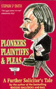 Cover of: Plonkers, Plaintiffs and Pleas