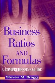 Cover of: Business Ratios and Formulas | Steven M. Bragg