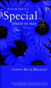 Cover of: Garden Bed and Breakfast (Alastair Sawday's Special Places to Stay)
