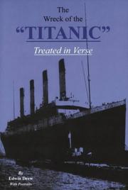 Cover of: The Wreck of the "Titanic" Treated in Verse (Titanic)