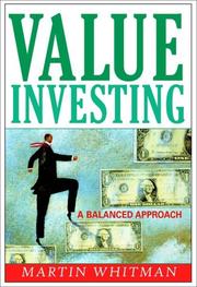 Cover of: Value Investing by Martin J. Whitman