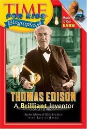 Cover of: Time For Kids: Thomas Edison by Editors Of Time For Kids