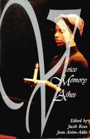 Cover of: Voice Memory Ashes: Lest We Forget