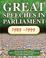 Cover of: Great Speeches in Parliament
