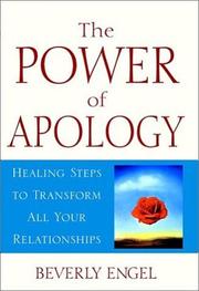 Cover of: The Power of Apology by Beverly Engel