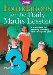 Cover of: Foundations for the Daily Maths Lesson (Practical Pre-school)