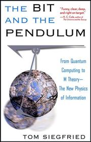 Cover of: The Bit and the Pendulum by Tom Siegfried