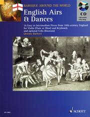 Cover of: English Airs and Dances: 16 Easy to Intermediate Pieces from 18th-Century England Violin (Flute or Oboe) and Keyboard