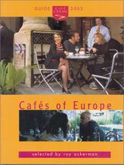 Cover of: Cafes of Europe (Cafe Creme Guide)