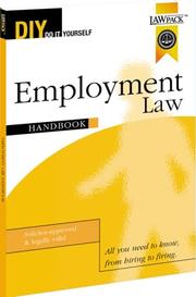 Cover of: Employment Law Handbook (Do It Yourself)