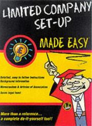 Cover of: Limited Company Formation Made Easy (Made Easy Guides)