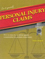 Cover of: Personal Injury Claims Guide (Law Pack Guide)