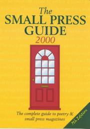 Cover of: The Small Press Guide 2000: The Complete Guide to Poetry & Small Press Magazines (Writer's Bookshop)