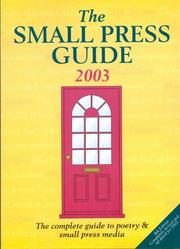 Cover of: The Small Press Guide (Writers' Bookshop)