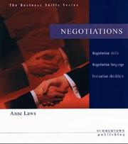 Cover of: Negotiations (Business Skills)