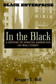 Cover of: In the Black by Gregory S. Bell, Gregory Bell