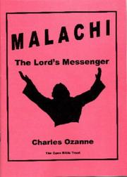 Cover of: Malachi: The Lord's Messenger