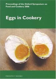 Cover of: Eggs in Cookery by Richard Hosking