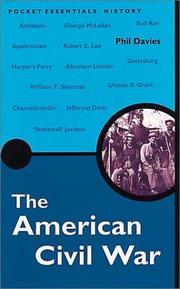 Cover of: The American Civil War | Phil Davies