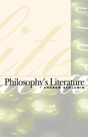 Cover of: Philosophy's Literature