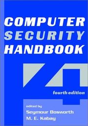 Cover of: Computer security handbook