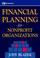 Cover of: Financial Planning for Nonprofit Organizations