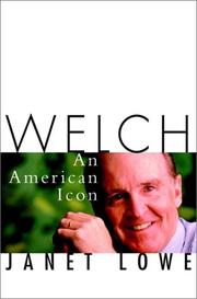 Cover of: Welch by Janet Lowe