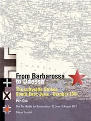 Cover of: From Barbarossa to Odessa (Luftwaffe Strikes Part 1)