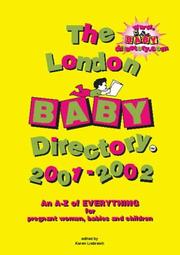 Cover of: The London Baby Directory by Karen Liebreich
