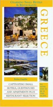 Cover of: Greece (Charming Small Hotels & Restaurants)