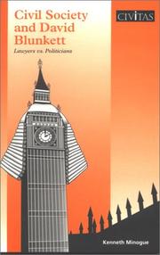Cover of: Civil Society & David Blunkett: Lawyers Vs. Politicians